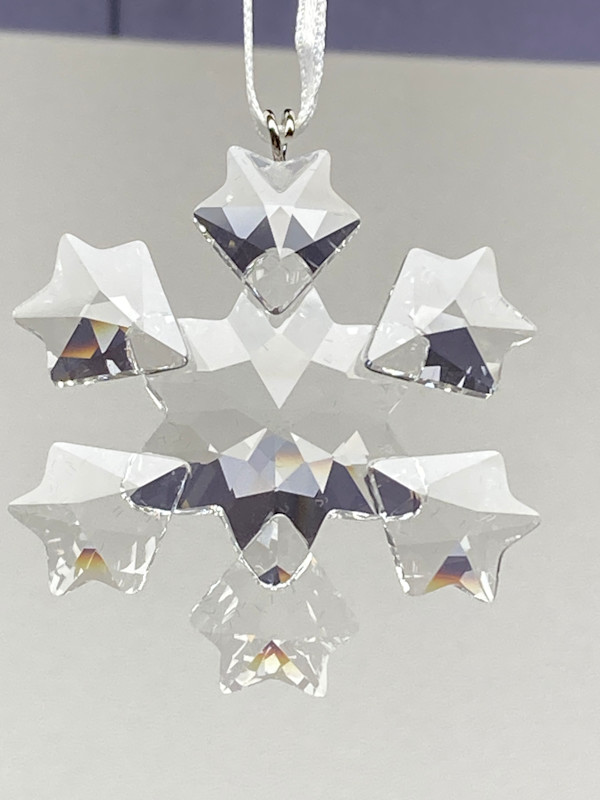 Swarovski snowflake crystal ornament