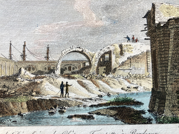 hand colored steel engraving