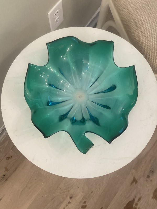 Murano art glass bowl