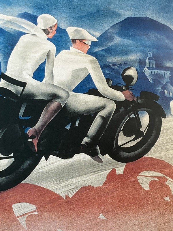 Peugeot motorcycle poster (1990's)