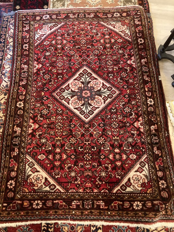 hand made Persian Hamadan  wool rug