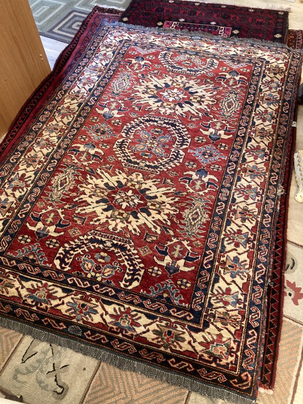 hand made Persian wool rug