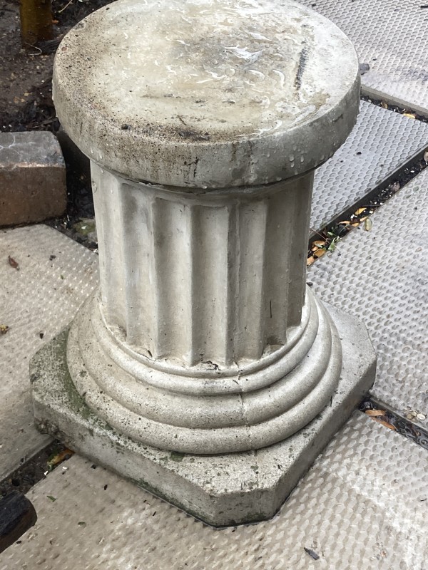 Cement column