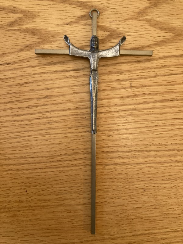 Mid century modern crucifix