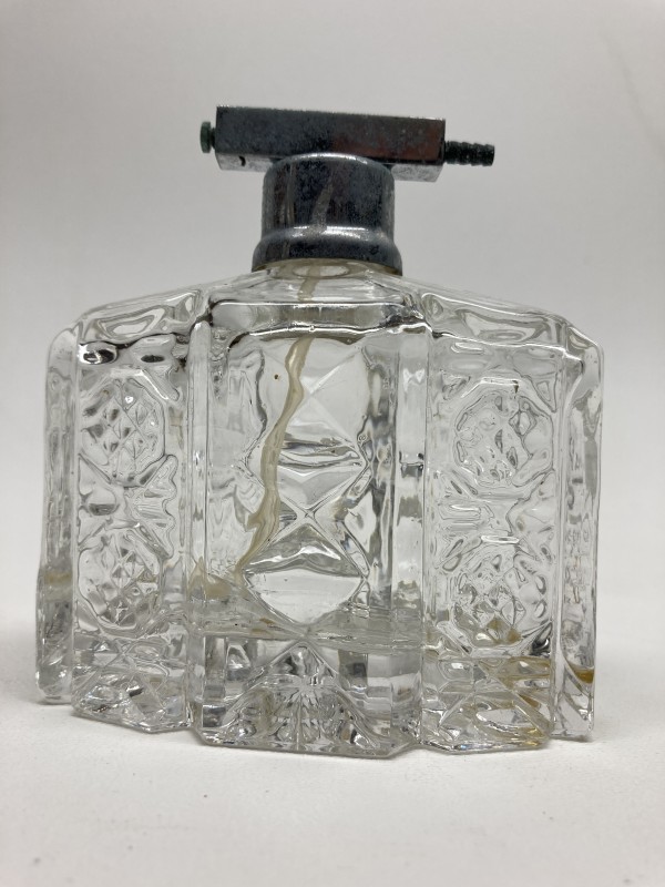 Clear glass Art Deco Perfume bottle with spray (copy)