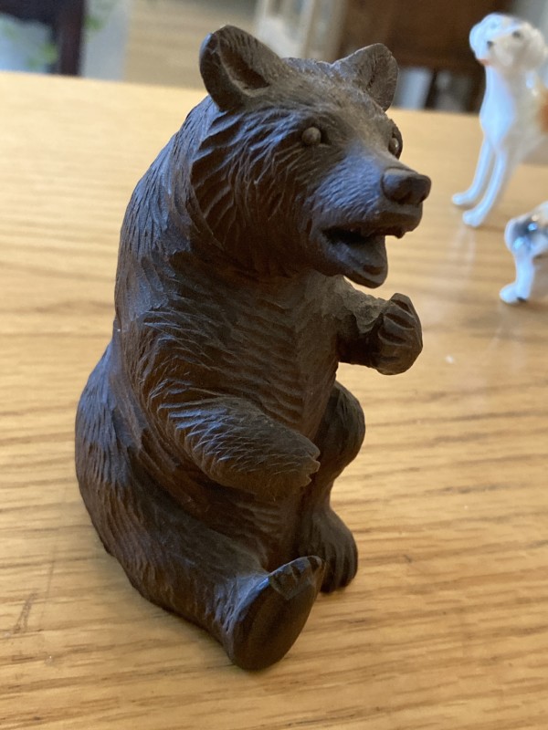 carved Black Forest bear