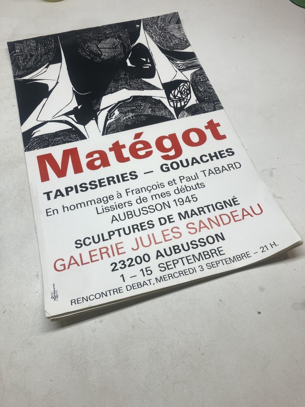 vintage French Mathieu Matégot lithograph poster