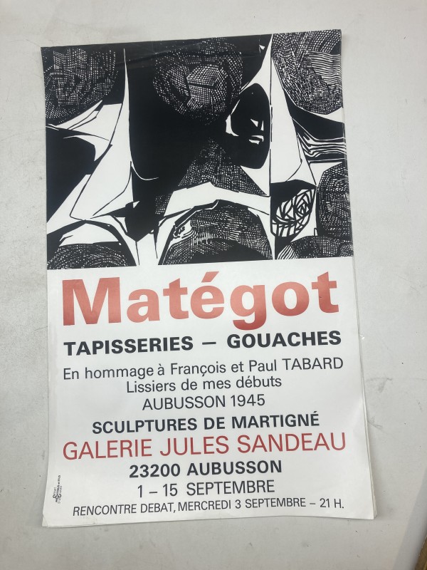 vintage French Mathieu Matégot lithograph poster