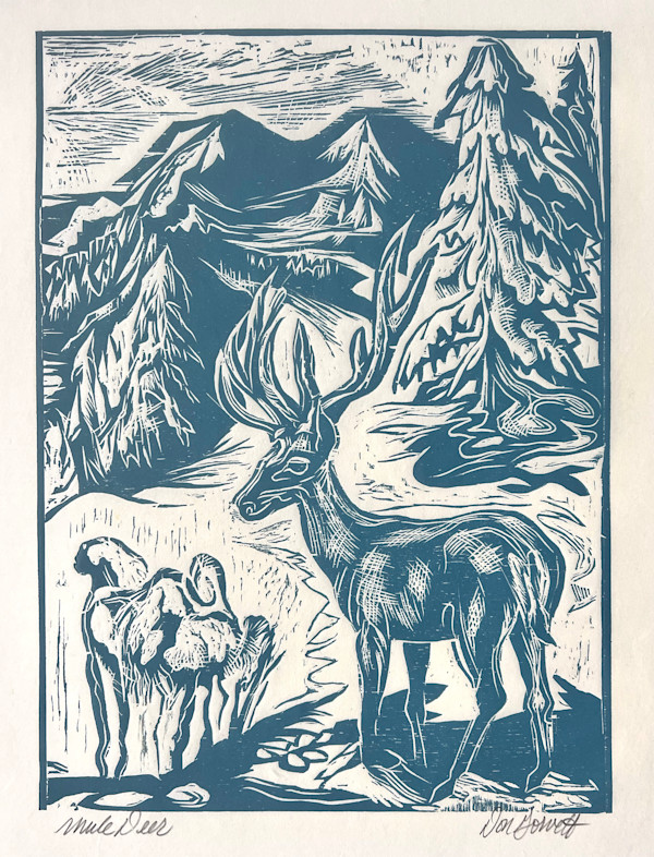 Mule Deer - Proof 9 by Don Gorvett