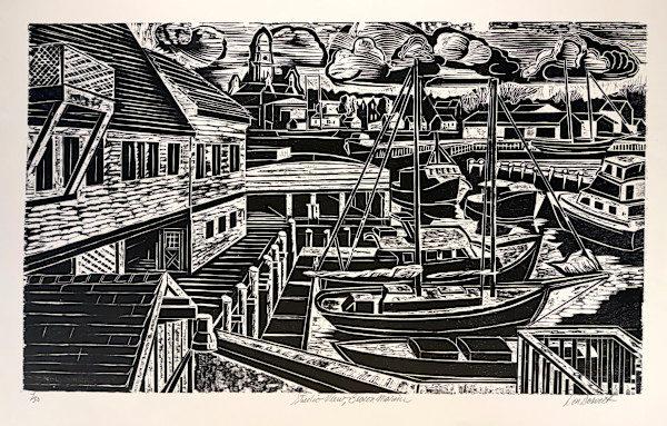 Studio View, Basin Marine - SOLD, Jean and Ian Schnadig 12/50 by Don Gorvett, Image 1.