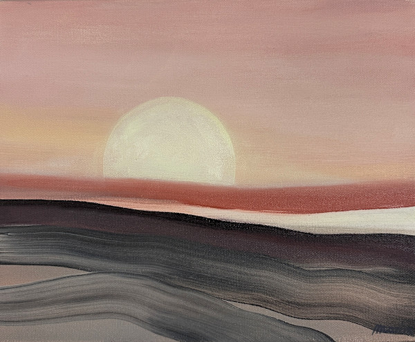 Moon rise by Marine Strage