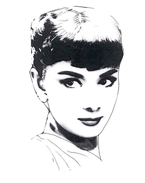 Audrey Hepburn by Gina Godfrey