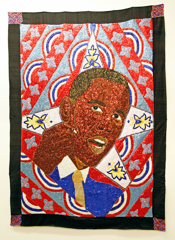 Obama Adorned by Sophie Sanders, Image 1.