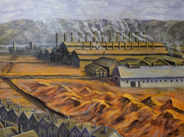 The Pittsburgh Crucible Steel Co., Midland, PA c.1930s by Joann Renner