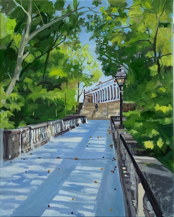 Shadows on the Footbridge by Patrick Sieg