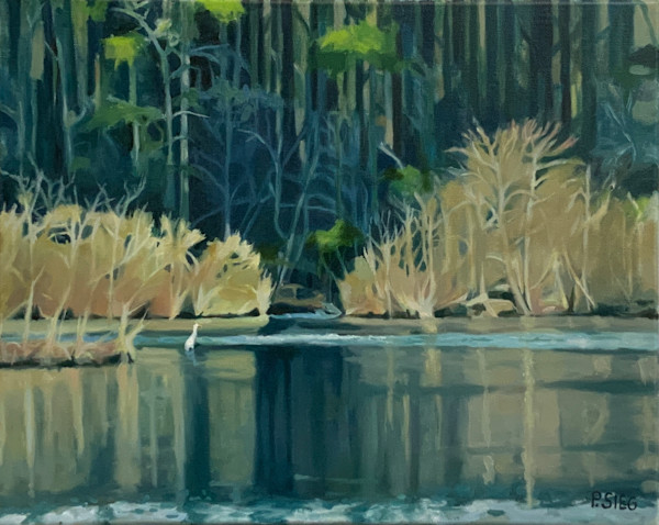 Eastern Shore Crane II by Patrick Sieg
