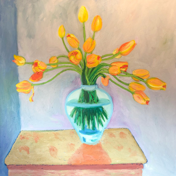 Vase of Tulips by Stephanie Fuller