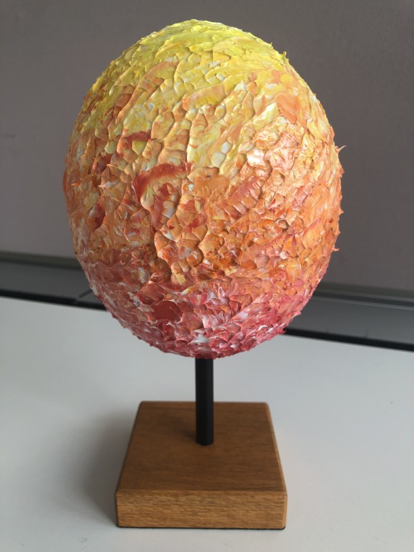 Ostrich Egg Shell Collection 2023 ~ Yellow to Red by Jean-Francois Jadin