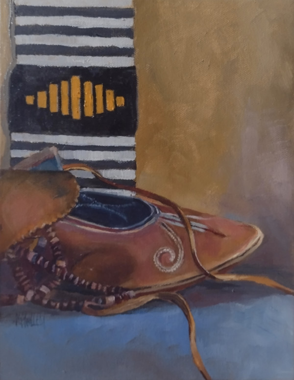 Still Life with Moccasin by Cheryl Magellen