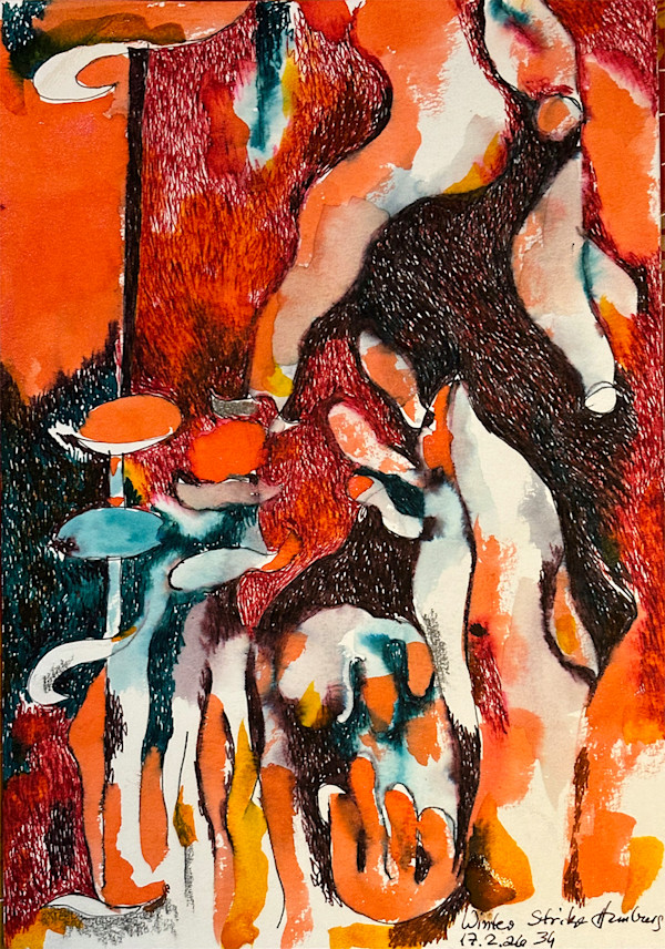 Winter Strike Hamburg, Zari Harat by Zari Harat, Image 1.