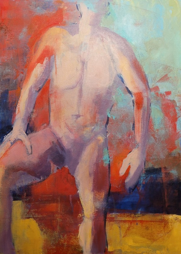 Male Nude Standing 1 by Cynthia Young, Image 1.