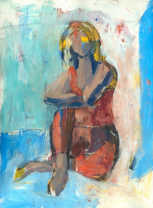 Seated Blonde, Image 1.