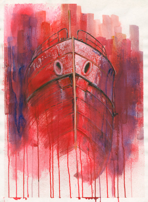 Shipwreck BC by Stefani Peter