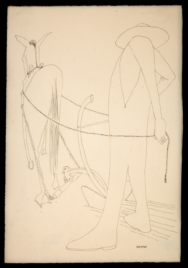 Plower by Benny Andrews, Image 1.