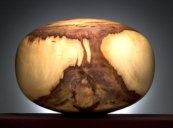 Spheroid (Figured Tulipwood) by Ed Moulthrop, Image 1.