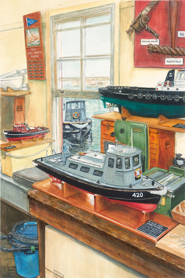 AMETHYST: Australian Work Boat 420 by Victoria Kitanov