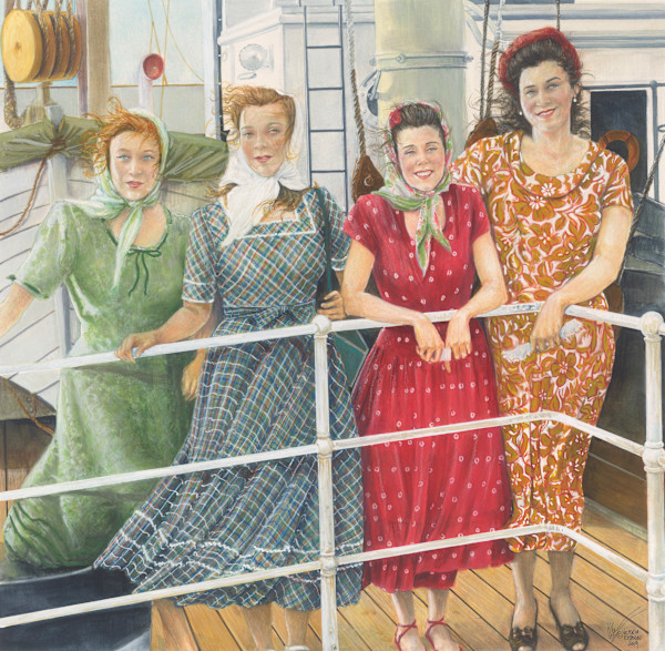 The Jetty Mermaids by Victoria Kitanov