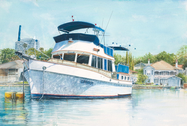 MISCHA: Grand Banks (GB999QN) on the Parramatta River by Victoria Kitanov