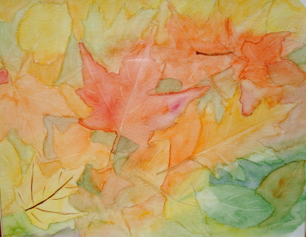 Fall leaves 1 by Louise Douglas