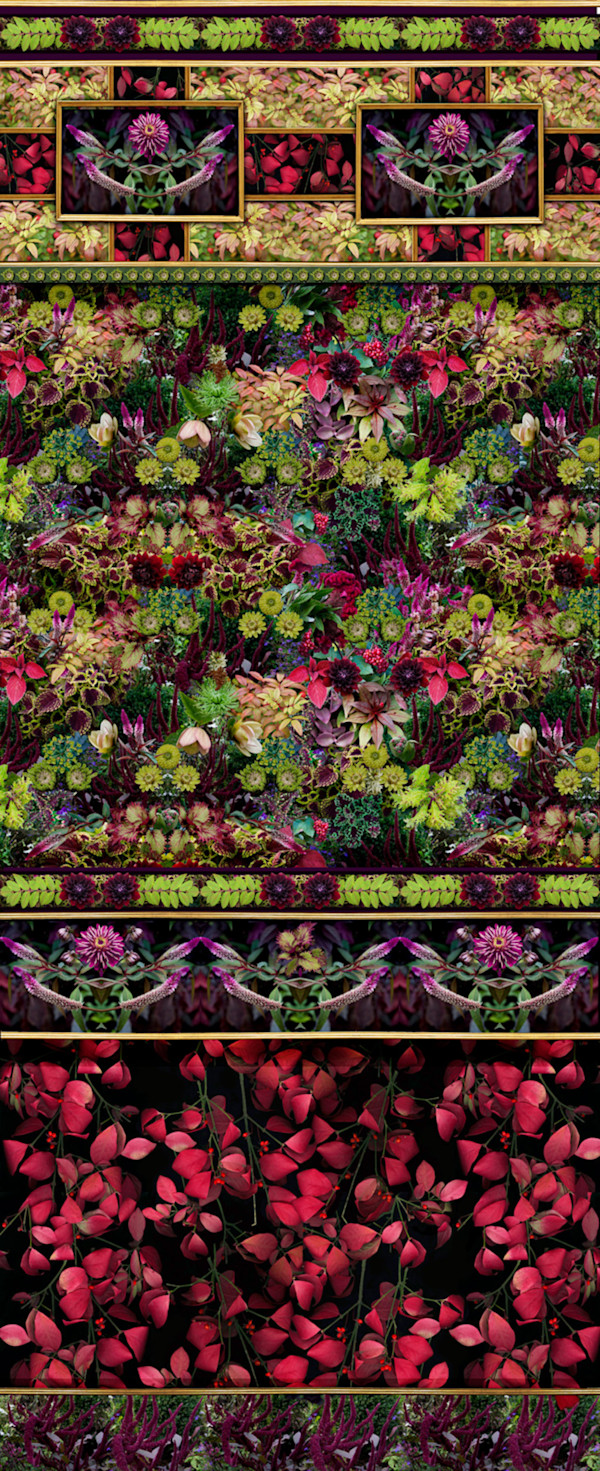 Specimen Panel with Early Autumn Floral by LISA  A.  FRANK, Image 3.