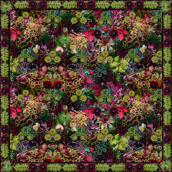 Zinnia Tapestry by LISA  A.  FRANK, Image 3.