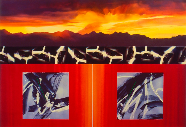 Red Shift, Black Prisms, 2 Sunsets by Norma Jean Squires