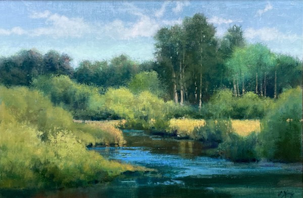 Viridian Summer Stream by Shanna Kunz