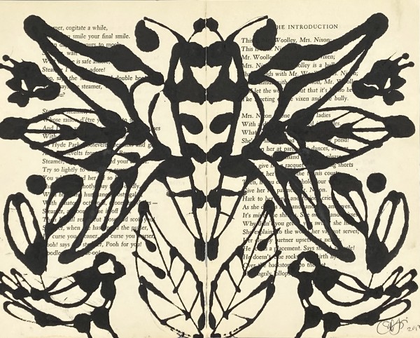 Rorschach: Orchid Mantis by Steffanie Lorig
