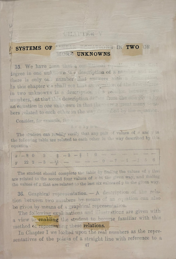 Systems of Two Unknowns by SteffanieLorig.com, Image 1.