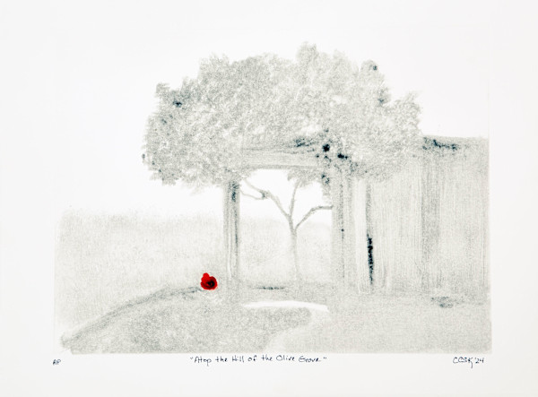 Atop The Hill Of The Olive Grove by Carolyn Kleinberger