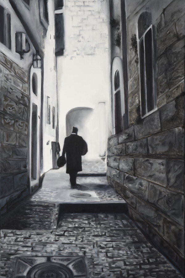 Jerusalem: Walking Home For Shabbat by Carolyn Kleinberger 