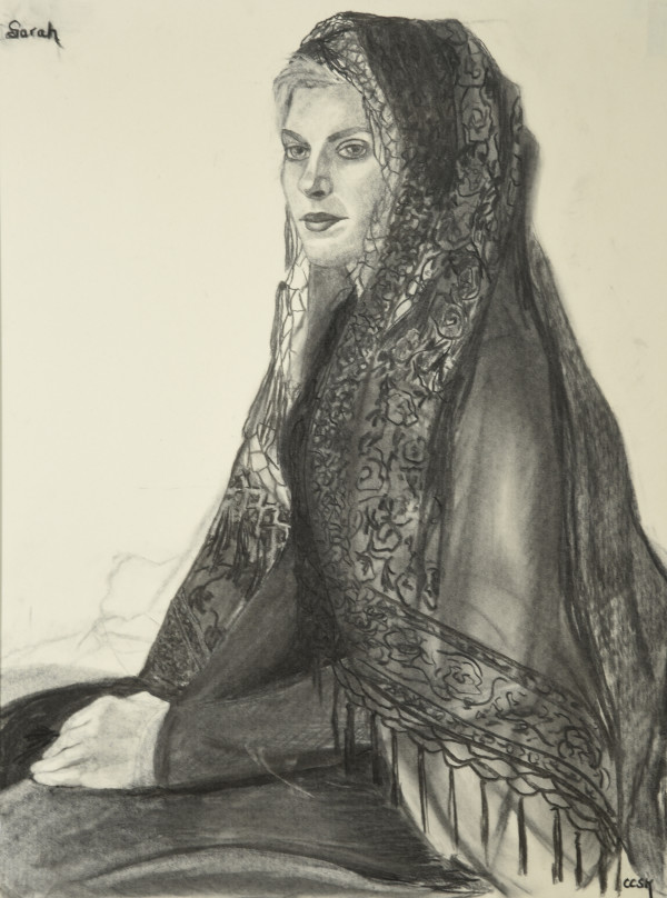Portrait of Sarah - Charcoal Study