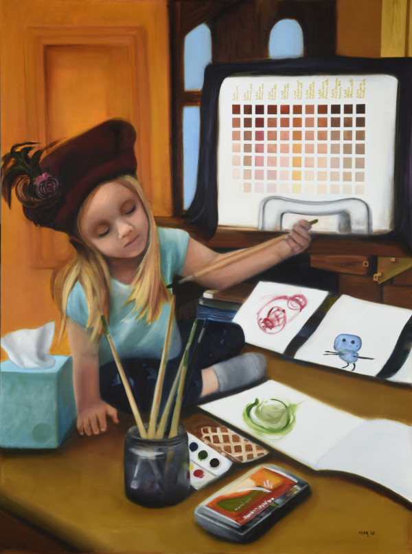 Artist In The Making by Carolyn Kleinberger 