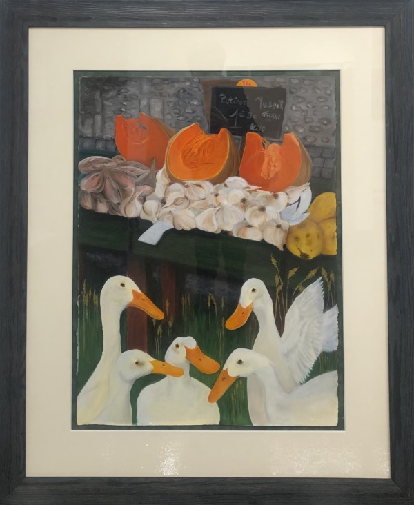 Conspiring  Geese by Carolyn Kleinberger 