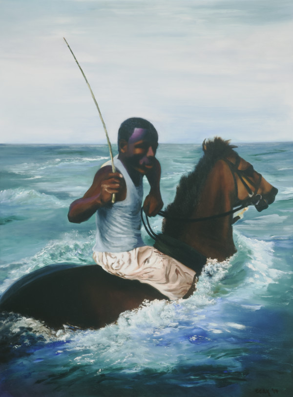 Jamaican Horseman by Carolyn Kleinberger 