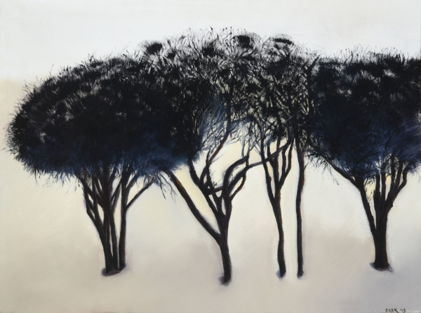 Winter Trees II by Carolyn Kleinberger 