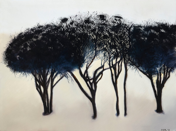 Winter Trees II by Carolyn Kleinberger, Image 1.