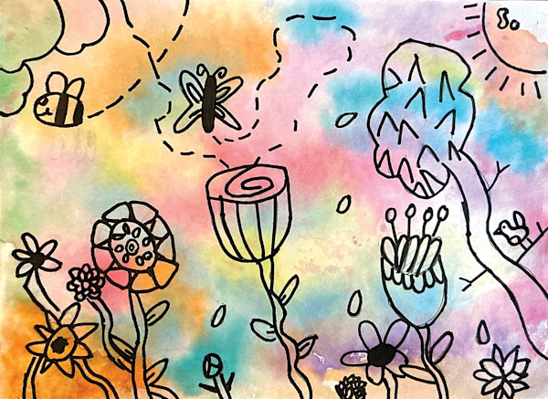 Flowers in the Sunset by Harper Mohr