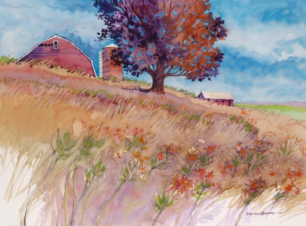 Homestead Barn by Marian Henjum