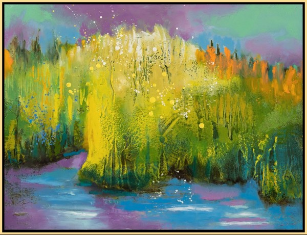 Reflections 62 (Rainbow Marsh #2) by Leslie Neumann
